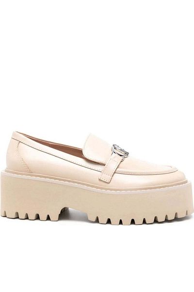 Liu Jo Beige Moccasins Womens Shoes