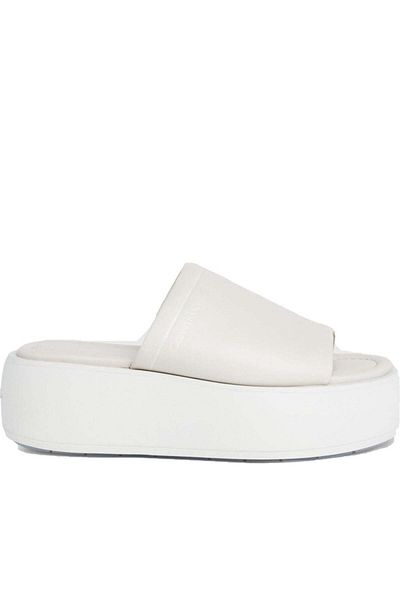 Calvin Klein Beige Slippers Womens Shoes