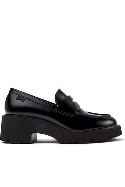 CAMPER Black Loafers Womens Shoes