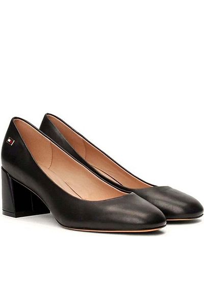 Tommy Hilfiger Black High Heels Womens Shoes