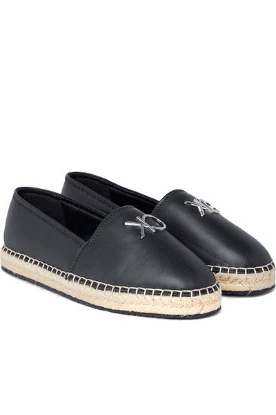 Calvin Klein Black Espadrilles Womens Shoes