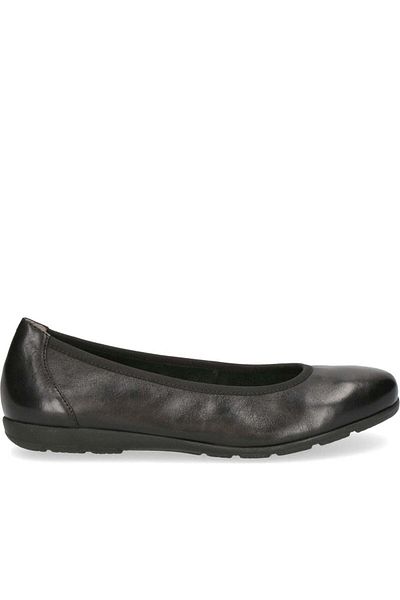 Caprice Black Ballerinas Womens Shoes