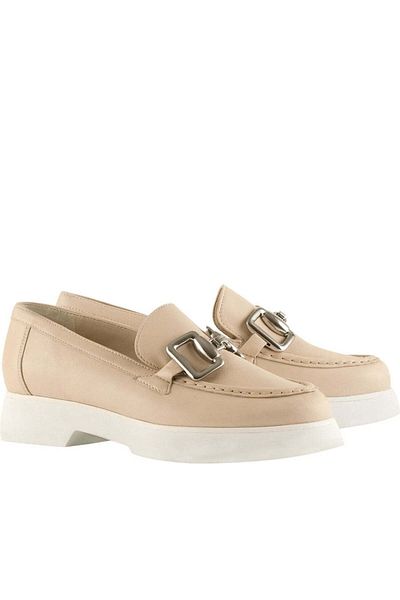 HÖGL Hogl Beige Loafers Womens Shoes