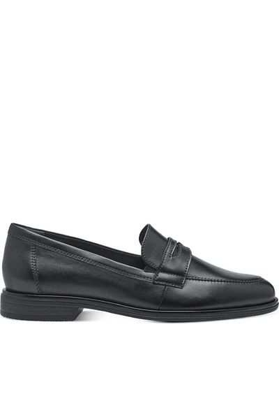 Tamaris Black Loafers Womens Shoes