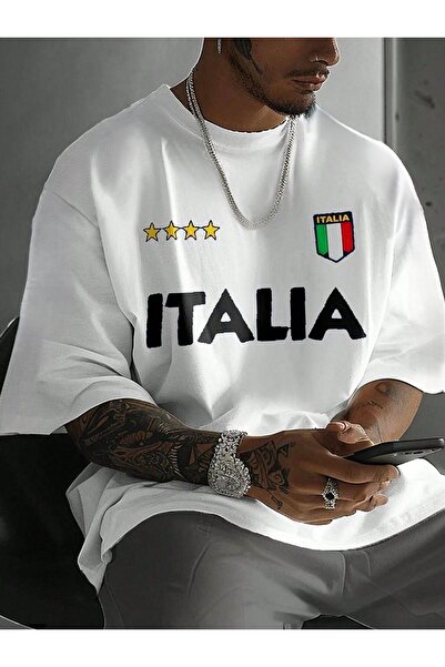 YOHO SPORT İTALYA Gögüs tasarım Baskılı özel Unisex Tshirt