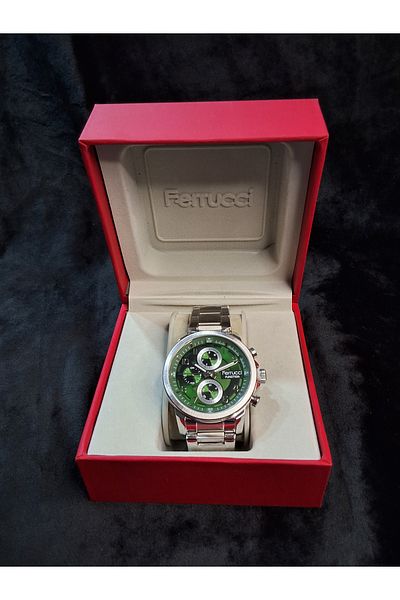 Ferrucci Ferrucci̇ Function Active Function Green Steel Men's Wristwatch