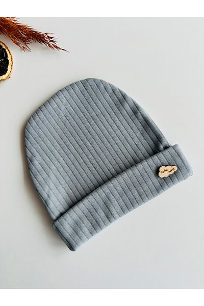 minço bebe Ribbed Baby Boy Girl Child Luxury Combed Cotton Beret Hat