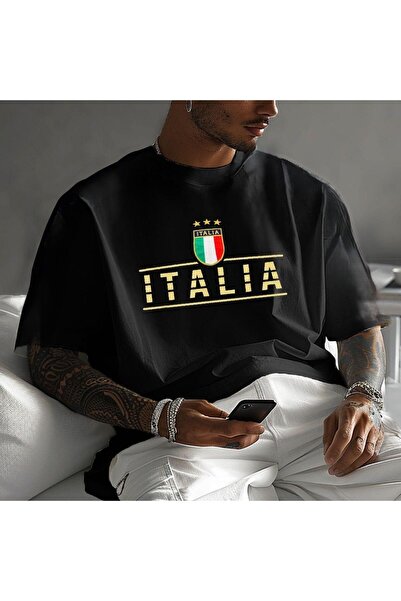 YOHO SPORT İTALYA Gögüs tasarım Baskılı özel Unisex Tshirt