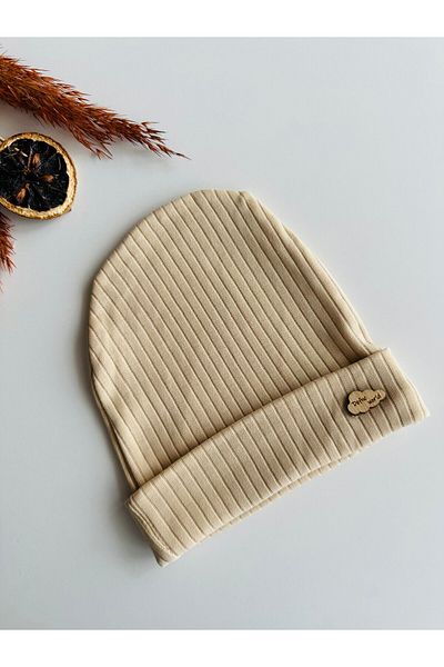 minço bebe Ribbed Baby Boy Girl Child Luxury Combed Cotton Beret Hat