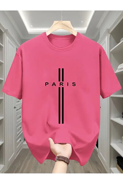 YOHO SPORT Paris Vertical Line Štampano Unisex majica sa prilagođenim dizajnom