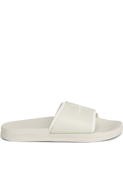 Calvin Klein Jeans Beige Slippers Womens Shoes