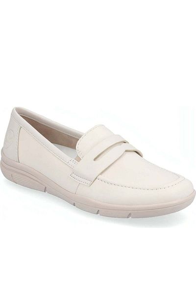 Rieker Mocasini bej Pantofi dama