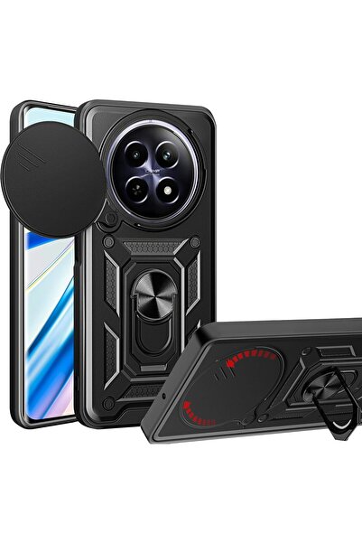 Rivor حافظة لهاتف Realme 12 5G & Realme 12 Plus مع حامل منزلق للكاميرا وغطاء ...