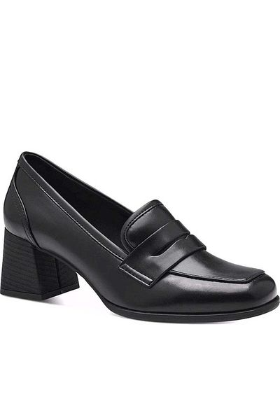 Marco Tozzi Black Moccasins Womens Shoes