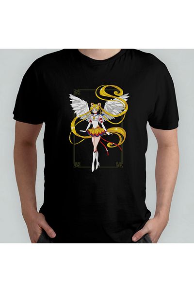 Pixxa Μπλουζάκι Sailor Moon Crew λαιμόκοψη 100% βαμβάκι - Moon Warrior Model 8