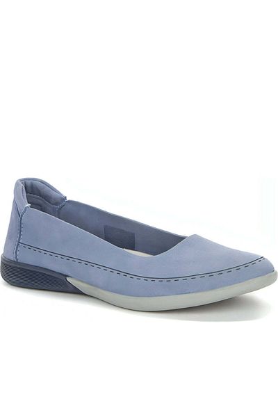 GRÜNBERG Pantofi pentru femei Grunberg Blue Ballerinas