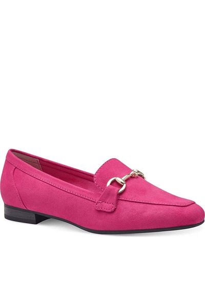 Marco Tozzi Pink Loafers Womens Shoes