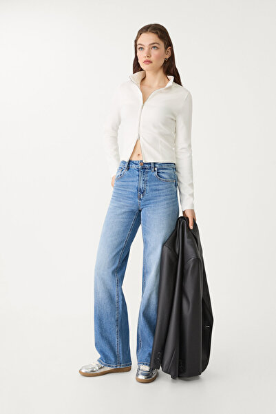 Stradivarius جينز مريح مستقيم