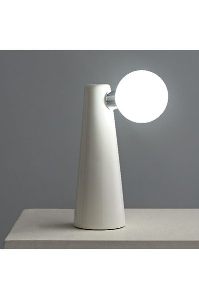 Home Box Sega Ceramic Table Lamp with USB Power Port - 15x8x23 cm
