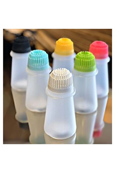 blackleg Hazneli Silikon Yağ Sos Yumurta Fırçası Yağlık Silikon Fırçalı Yağdanlık 1 Adet