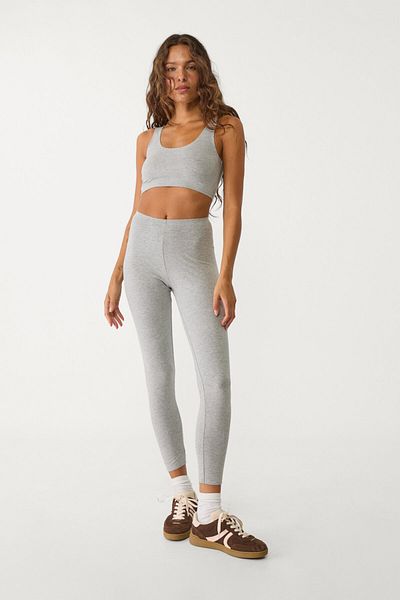 Stradivarius Cotton leggings with invisible seam