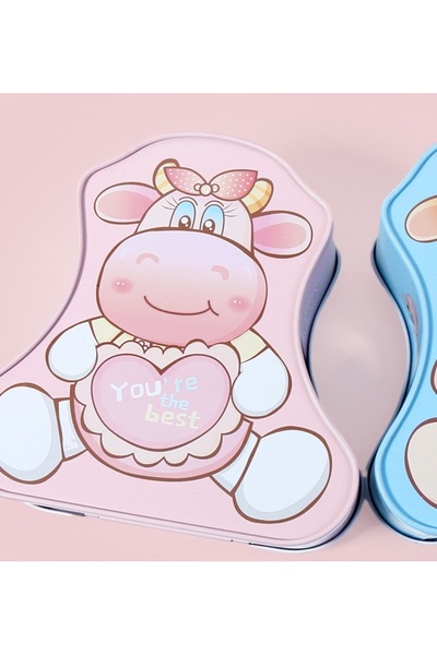 Livava Μεταλλικός κουμπαράς με κλειδαριά, ροζ, 16x16 - Με δώρο έκπληξη