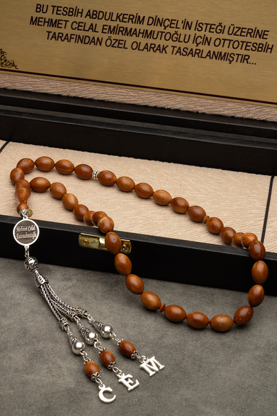 OTTOTESBİH Erkek Hediye Usta İşçiliği 8.5.x12.5mm Kişiye Özel İsimli Kuka Tespih