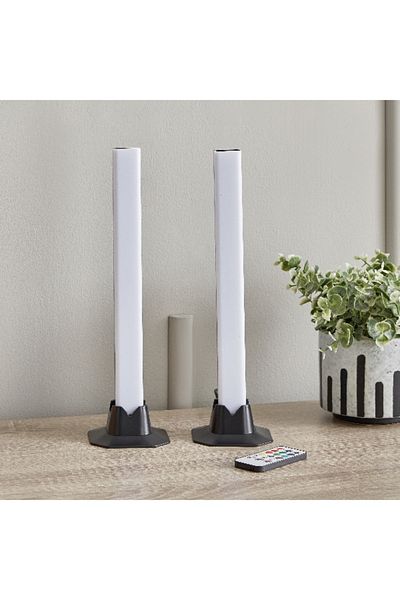 Home Box Lita 2-Piece LED Lamp Set with Music Sync Remote Control