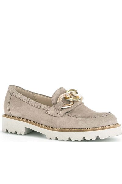 GABOR Beige Loafers Womens Shoes