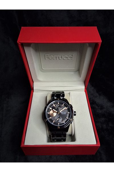 Ferrucci Ferrucci̇ Function Active Function Steel Black Men's Wristwatch
