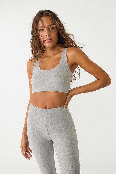 Stradivarius Invisible seam crop top