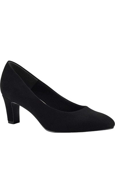 Tamaris Black High Heels Womens Shoes