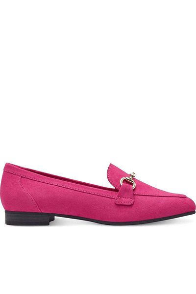 Marco Tozzi Pink Loafers Womens Shoes