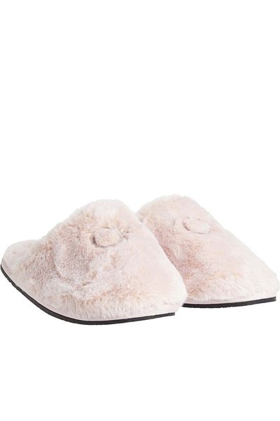 Calvin Klein Pink Slippers Womens Shoes