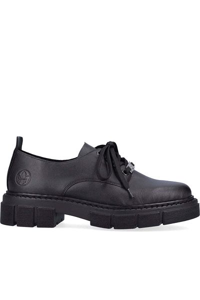 Rieker Mocasini negri Pantofi dama
