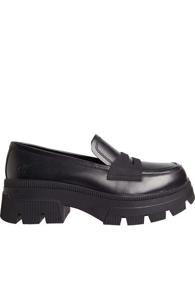 Calvin Klein Jeans Black Loafers Womens Shoes