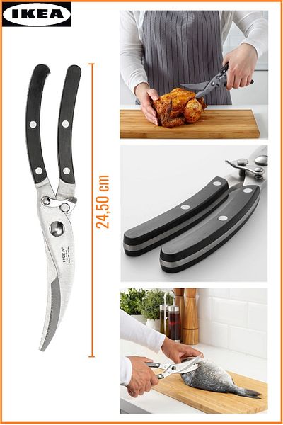 IKEA Prestera Fish And Chicken Scissors