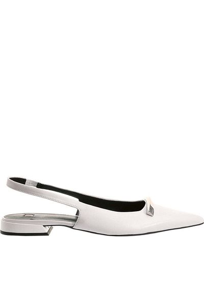 HÖGL Hogl White Ballerinas Pantofi dama