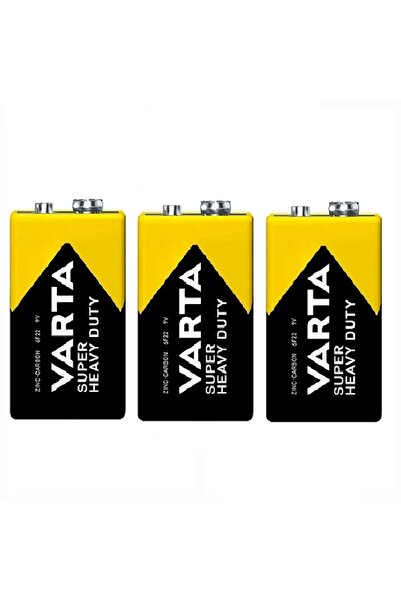 ANKTEK 9 Volt Superlife Çinko Pil ( 3 ADET )