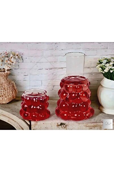 Başucu Boncuk/Üzüm Sürahisi+Bardak