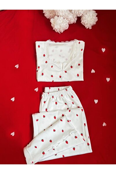 FASHION Ειδικό πακέτο δώρου για τη γιορτή της μητέρας, σετ πιτζάμες, μίνι φόρεμα φράουλα και σετ σορτς φράουλα