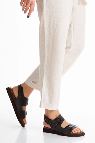 DARUGA Sandale de vară casual cu fund plat pentru femei