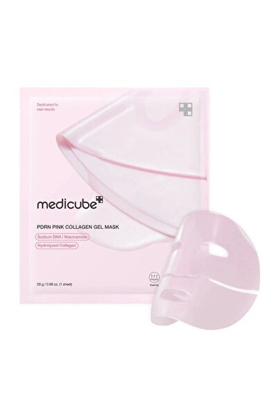 Medicube PDRN Pink Collagen Gel Mask - 48 Saat Elastikiyet Koruyucu ve Besley...