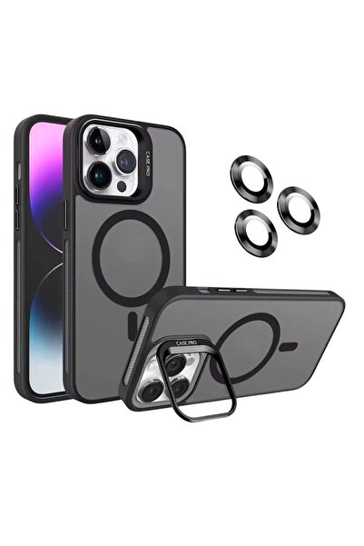 DGN İphone 13 Pro Max Uyumlu Lens Koruma Hediyeli Magsafe Destekli Kamera Sta...