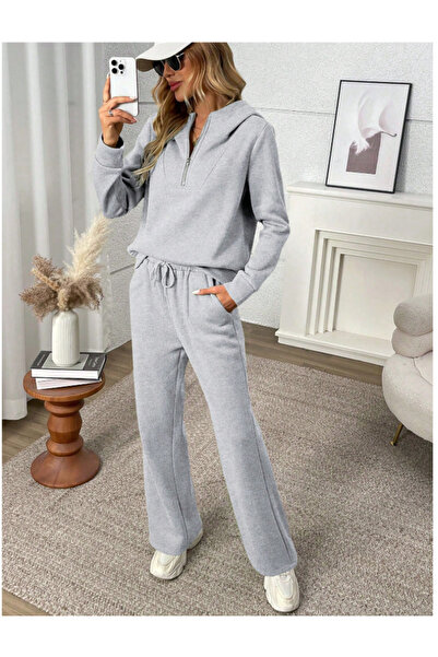 CAONNES Plus Size Gray Sports Sweatpants - Flexible and Comfortable Quality, ...