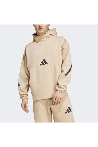adidas Ανδρικό Φούτερ - Κρεμ Χρώμα