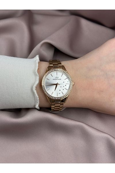 JG. Polo Club Rose Gold Jg with Stones. Polo Club Women's Watch