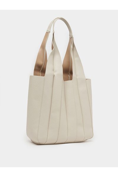 Styli Fold Pleat Detail Shoulder Bag