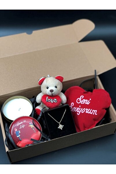 Masalsı Concept 14 Şubat Sevgililer Günü Hediye Seti Kutu İçerisinde