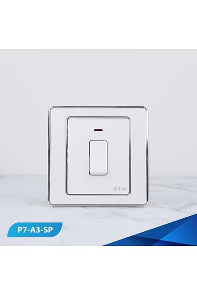 Btm مفتاح سخان فضي وفضي - 100 قطعة
